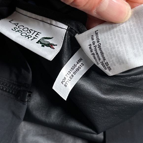 Lacoste Novak Djokovic Blue Black Windbreaker Training Jacket Mens XL - Picture 12 of 13